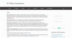 Desktop Screenshot of ipofficeassistance.com